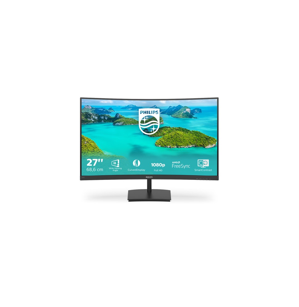 Philips E Line 271E1SCA/00 Monitor PC 68,6 cm (27") 1920 x 1080 Pixel Full HD LCD Nero