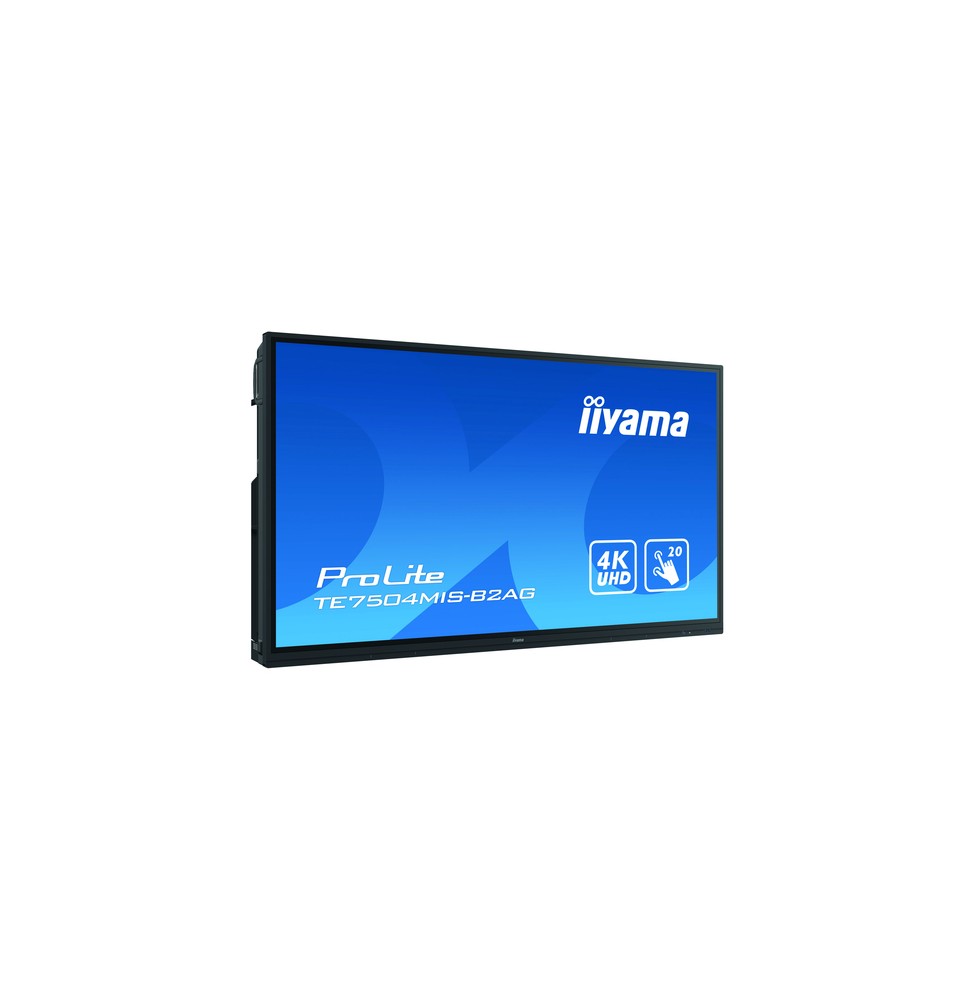 iiyama TE7504MIS-B2AG visualizzatore di messaggi Pannello piatto interattivo 190,5 cm (75") IPS Wi-F