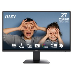 9S6-3PB4CH-209 MSI Pro MP273UDE Monitor PC 68,6 cm (27") 3840 x 2160 Pixel 4K Ultra HD Nero