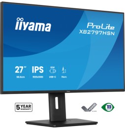 iiyama ProLite XB2797HSN-B1 Monitor PC 68,6 cm (27") 1920 x 1080 Pixel Full HD LCD Nero