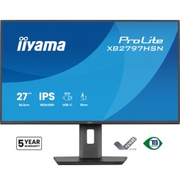 iiyama ProLite XB2797HSN-B1 Monitor PC 68,6 cm (27") 1920 x 1080 Pixel Full HD LCD Nero