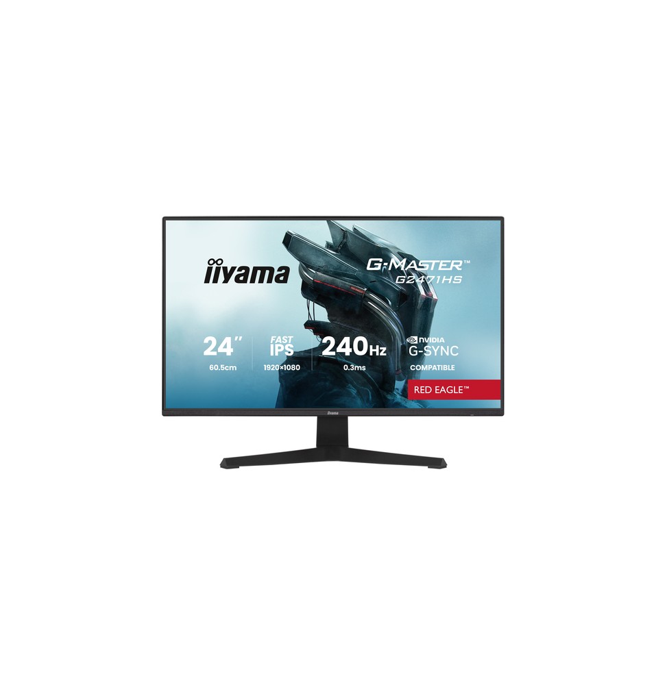 iiyama G-MASTER G2471HS-B1 Monitor PC 60,5 cm (23.8") 1920 x 1080 Pixel Full HD Nero
