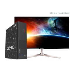 YASHI GENIO Intel Core 5 16 GB DDR4-SDRAM 512 GB SSD Windows 11 Pro SFF PC Nero