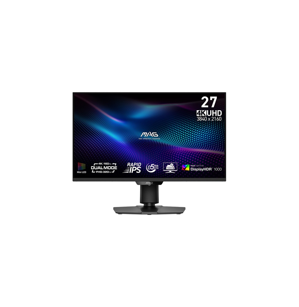 9S6-3CF09H-010 MSI MAG 274UPDF E16M Monitor PC 68,6 cm (27") 3840 x 2160 Pixel 4K Ultra HD LED Nero