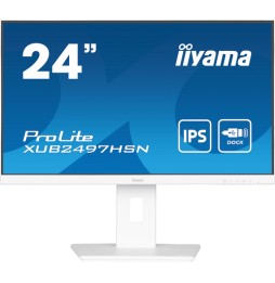iiyama ProLite XUB2497HSN-W2 Monitor PC 60,5 cm (23.8") 1920 x 1080 Pixel Full HD LED Bianco