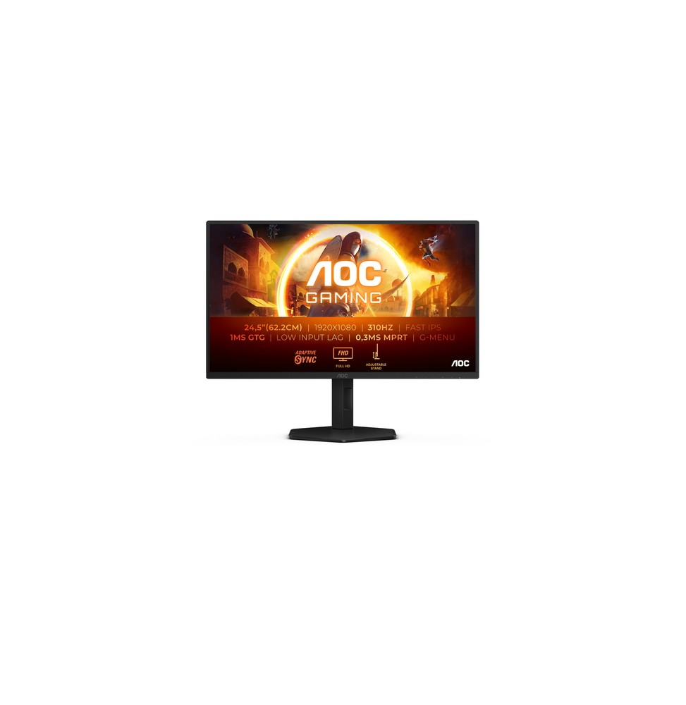 AOC G4 25G4SXU Monitor PC 62,2 cm (24.5") 1920 x 1080 Pixel Full HD LED Nero, Grigio