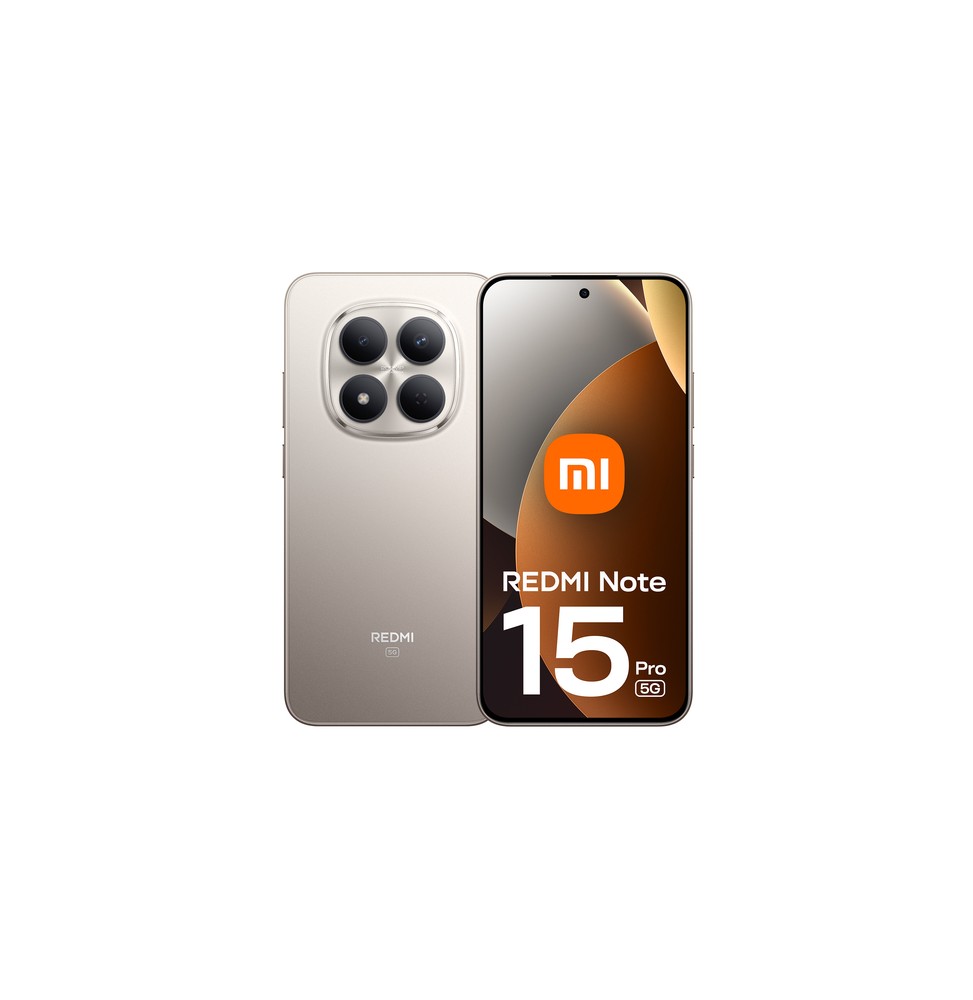 99937220 Xiaomi Redmi Note 15 Pro 5G 17,4 cm (6.83") 8 GB 256 GB 6580 mAh Titanio