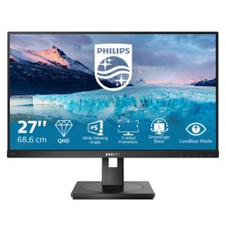 Philips S Line 275S1AE/00 Monitor PC 68,6 cm (27") 2560 x 1440 Pixel 2K Ultra HD LCD Nero