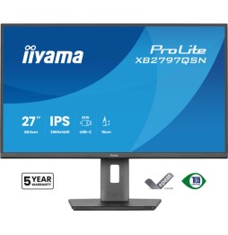iiyama ProLite XB2797QSN-B1 Monitor PC 68,6 cm (27") 2560 x 1440 Pixel Quad HD LCD Nero