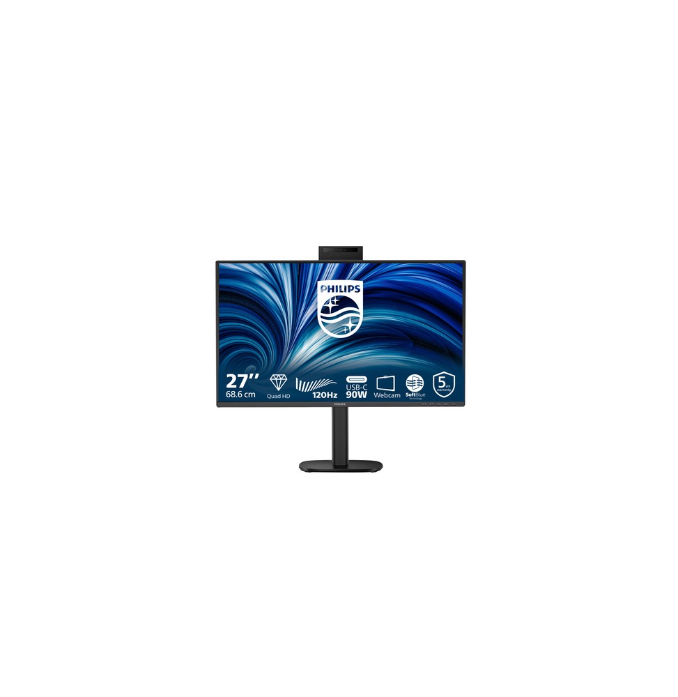 Philips Serie 3000 27B2U3601H/00 Monitor PC 68,6 cm (27") 2560 x 1440 Pixel Quad HD LCD Nero