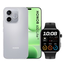 0166450311 Honor BUNDLE 600 LITE 256GB V GREY+WATCH 2i BLACK 16,8 cm (6.6") Doppia SIM 5G USB tipo-C