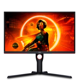AOC G3 25G3ZM/BK Monitor PC 62,2 cm (24.5") 1920 x 1080 Pixel Full HD Nero, Rosso