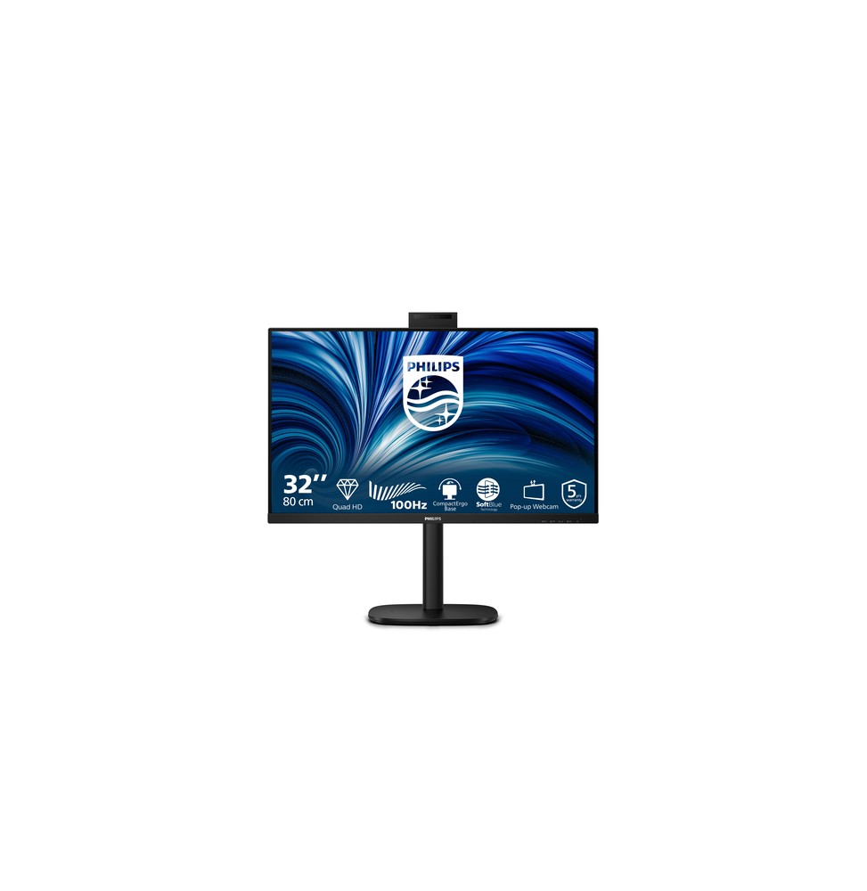 Philips Serie 3000 32B2U3601H/00 Monitor PC 80 cm (31.5") 2560 x 1440 Pixel Quad HD LCD Nero