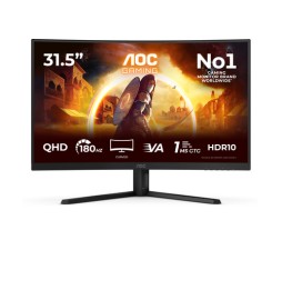 AOC G4 CQ32G4VE Monitor PC 80 cm (31.5") 2560 x 1440 Pixel Quad HD LCD Nero, Grigio
