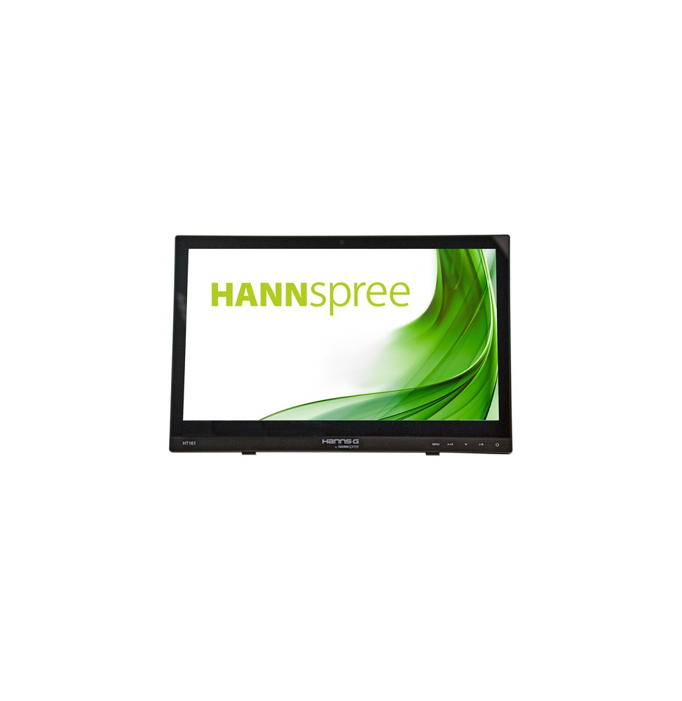 Hannspree HT161HNB Monitor PC 39,6 cm (15.6") 1366 x 768 Pixel HD LED Touch screen Da tavolo Nero