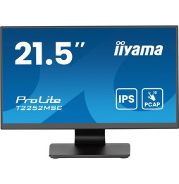 iiyama ProLite T2252MSC-B2AG Monitor PC 54,6 cm (21.5") 1920 x 1080 Pixel Full HD LCD Touch screen Nero
