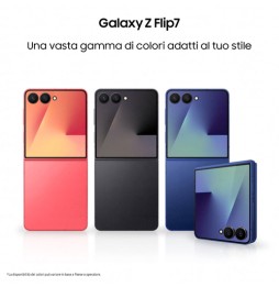 Samsung Galaxy Z Flip7 Smartphone AI, RAM 12GB, 256GB, Display 4,1' Super AMOLED/6,9' Dynamic AMOLED 2X, Fotocamera 50MP,
