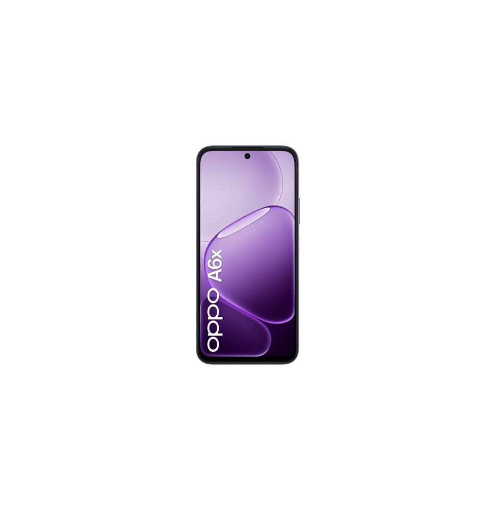 OPPO A6x AI Smartphone, doppia fotocamera 13MP+QVGA, Selfie 5MP, Display 6.75” 120HZ IPS HD+, 6100mAh, RAM
