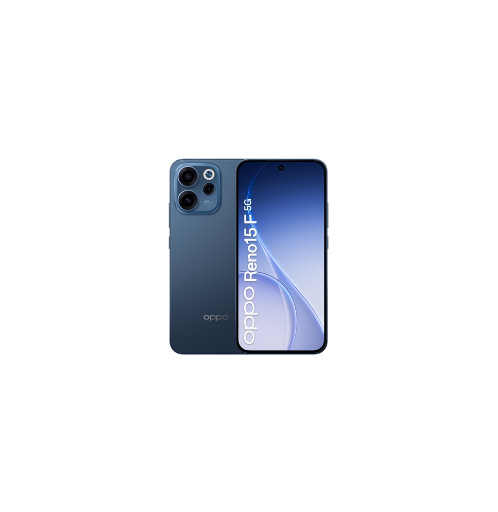 OPPO Reno15 F 5G AI Smartphone, Tripla fotocamera 50+8+2MP, Selfie 50MP, Display 6.57” 120HZ AMOLED FHD+, 6500mAh, RAM