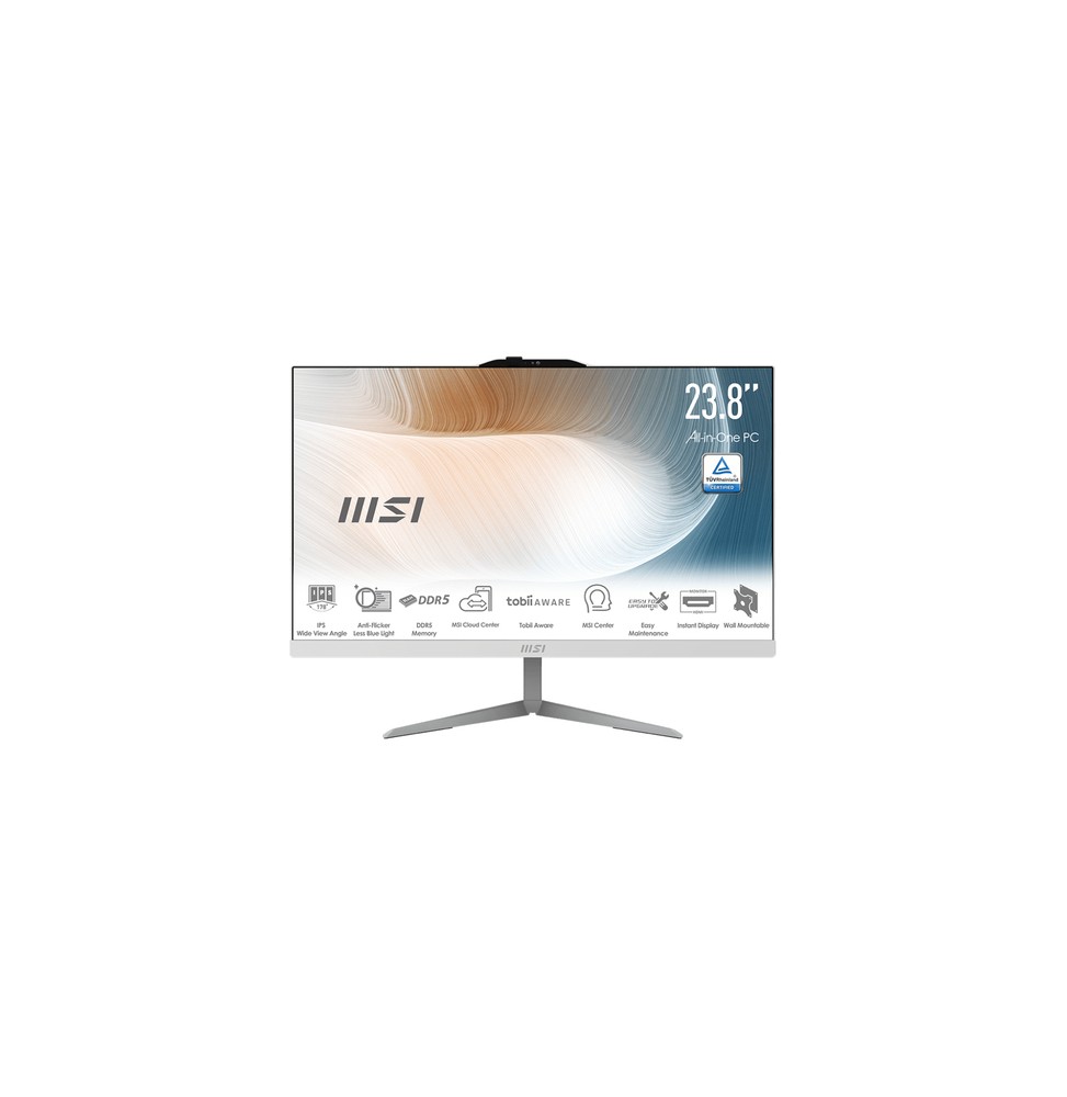 MSI Modern AM242 1M-1236 Intel Core 5 120U 60,5 cm (23.8') 1920 x 1080 Pixel PC All-in-one 8 GB DDR5-SDRAM 512 GB SSD Windows