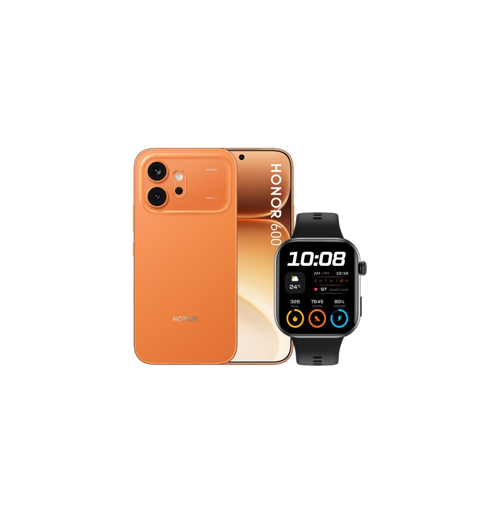 Honor HOR6005G82565O+W smartphone 16,7 cm (6.57') Doppia SIM Android 16.0 5G USB tipo-C 8 GB 256 GB 6400 mAh Arancione