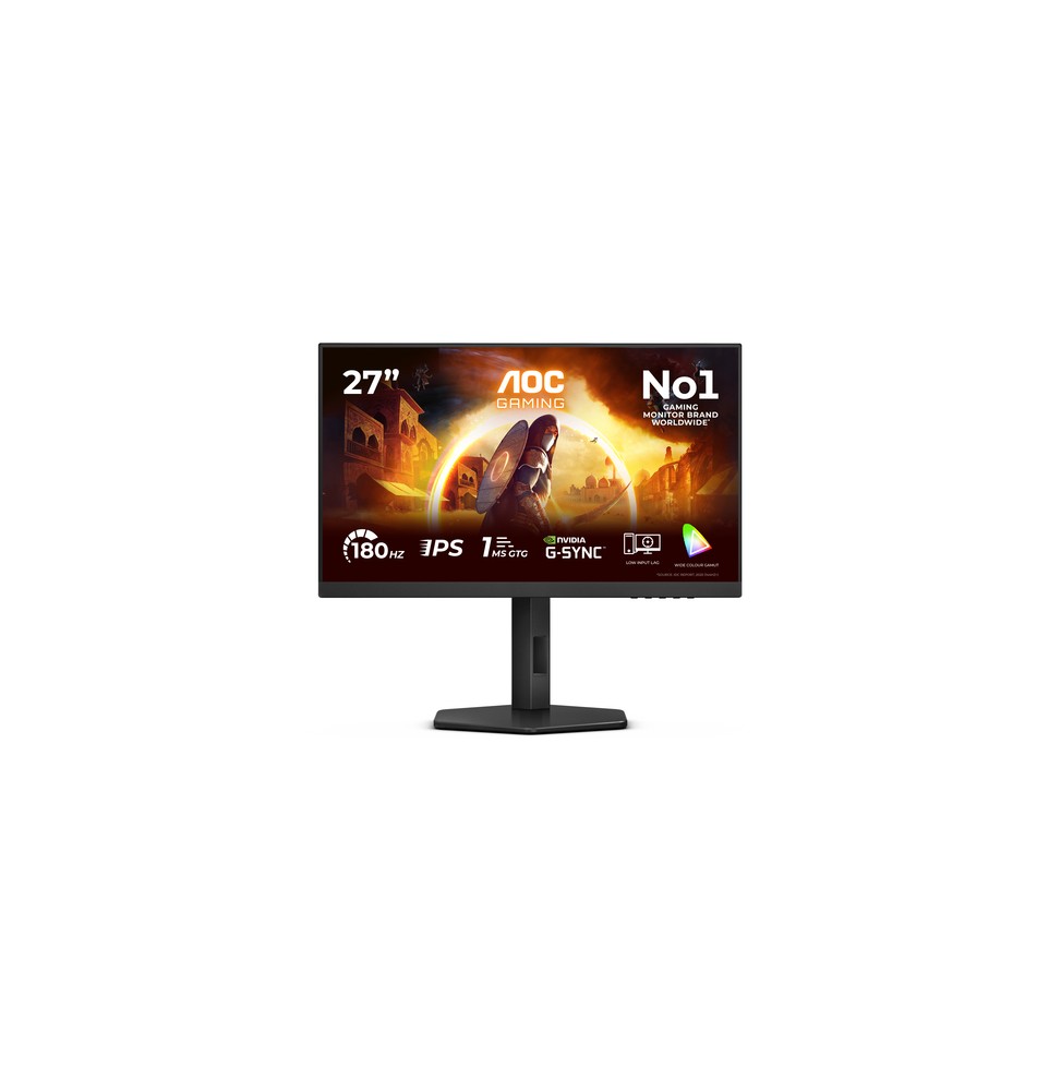 AOC G4 27G4X Monitor PC 68,6 cm (27') 1920 x 1080 Pixel Full HD LED Nero, Grigio