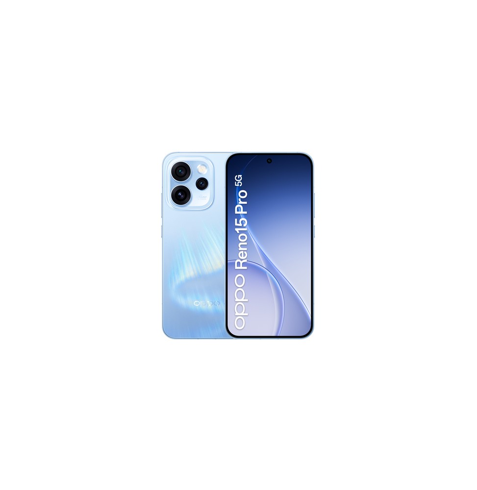 OPPO Reno15 Pro 5G AI Smartphone, Tripla fotocamera 200+50+50MP, Selfie 50MP, Display 6.32” 120HZ AMOLED FHD+, 6200mAh, RAM