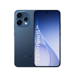 OPPO Reno15 5G AI Smartphone, Tripla fotocamera 50+50+8MP, Selfie 50MP, Display 6.59” 120HZ AMOLED FHD+, 6500mAh, RAM