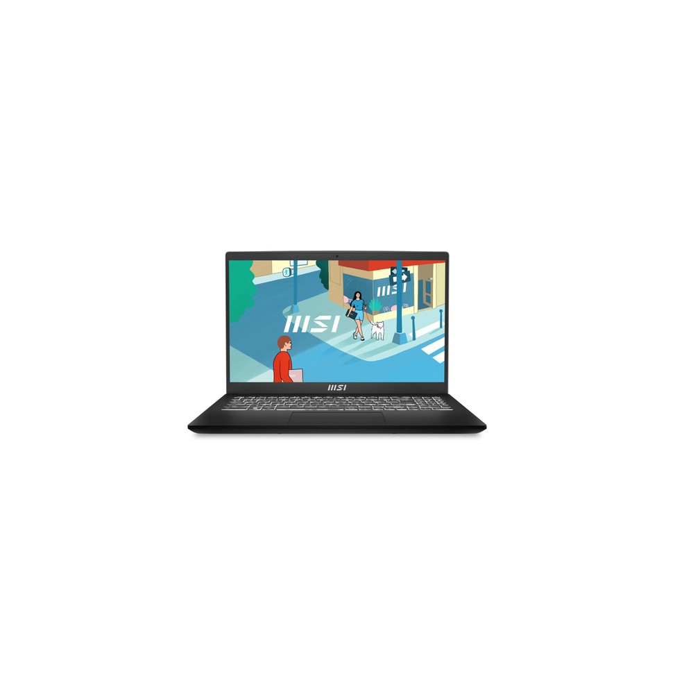 MSI Modern 15 B13M-448IT Intel® Core™ i5 i5-1335U Computer portatile 39,6 cm (15.6') Full HD 8 GB DDR4-SDRAM 512 GB SSD Wi-Fi 6