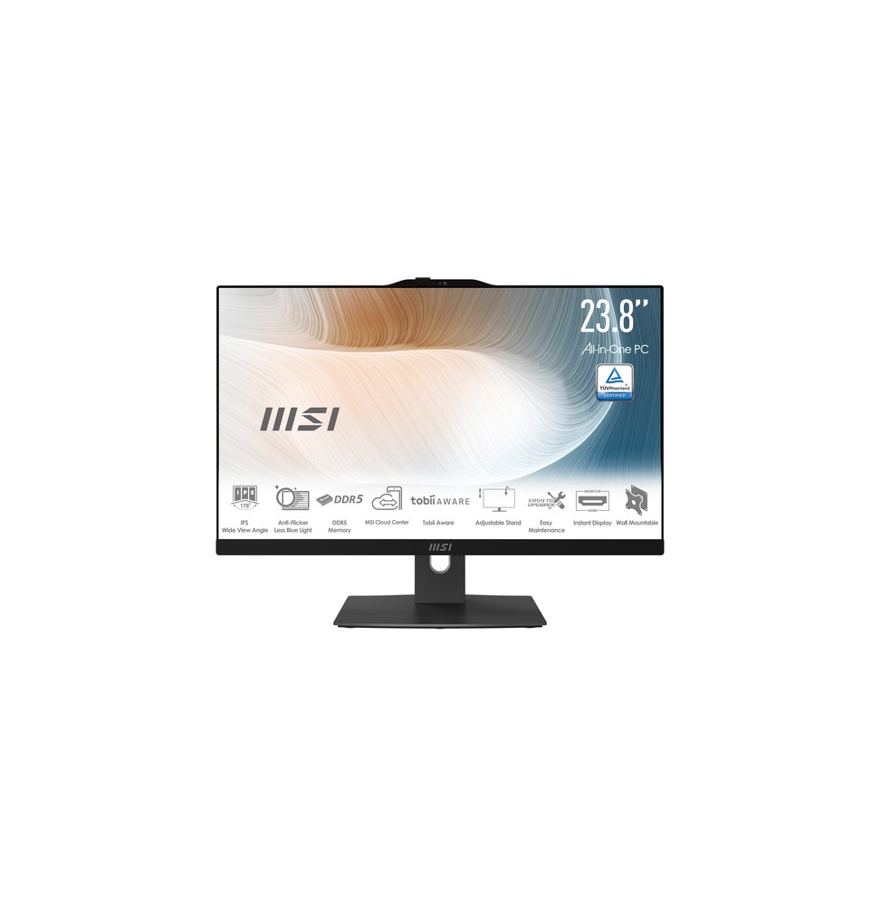 MSI Modern AM242TP 1M-2267XEU Intel Core 5 120U 60,5 cm (23.8') 1920 x 1080 Pixel PC All-in-one 8 GB DDR5-SDRAM 512 GB SSD