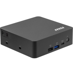 MSI Cubi NUC AI+ 3MG-005BEU Cubo Nero 322 Intel SoC FCBGA2540 Altoparlanti incorporati