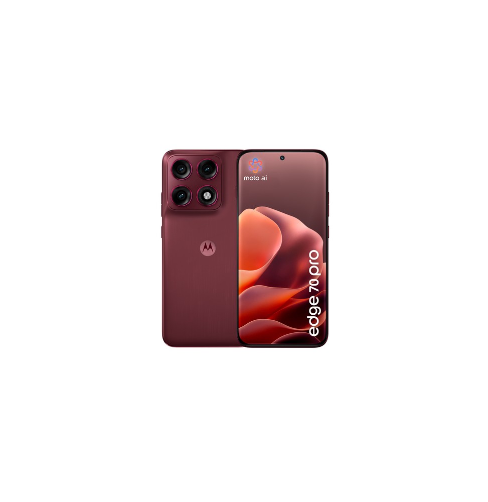 Motorola edge 70 pro 17,2 cm (6.78') Doppia SIM Android 16.0 5G USB tipo-C 8 GB 256 GB 6500 mAh Bordeaux