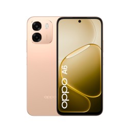 OPPO A6 AI Smartphone, doppia fotocamera 50MP+2, Selfie 8MP, Display 6.75” 120HZ IPS HD+, 6550mAh, RAM 6GB(Esp2GB/4GB/6GB)+ROM