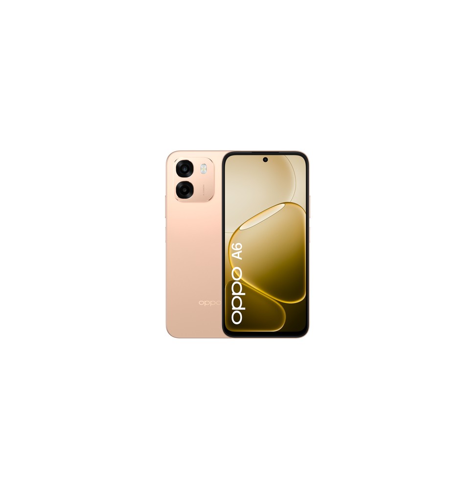 OPPO A6 AI Smartphone, doppia fotocamera 50MP+2, Selfie 8MP, Display 6.75” 120HZ IPS HD+, 6550mAh, RAM 6GB(Esp2GB/4GB/6GB)+ROM