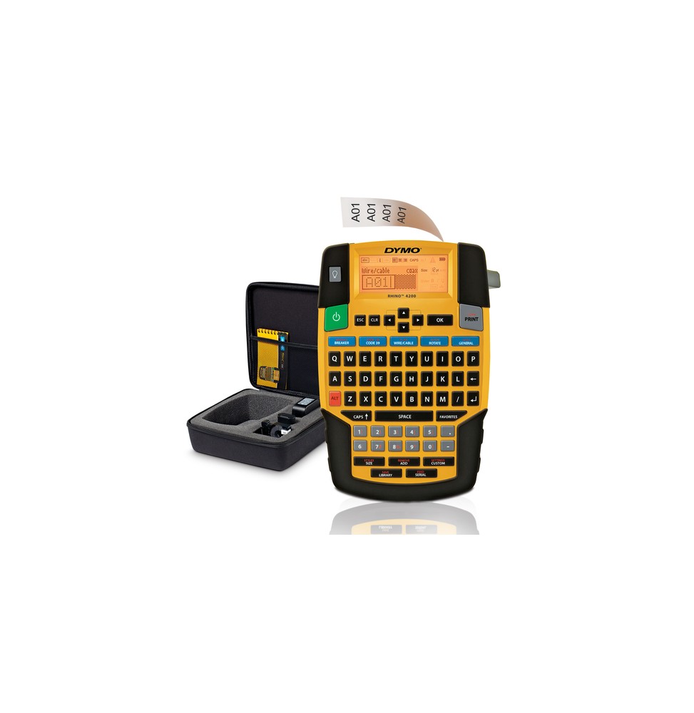 DYMO Rhino 4200 stampante per etichette (CD) Trasferimento termico Wireless QWERTY