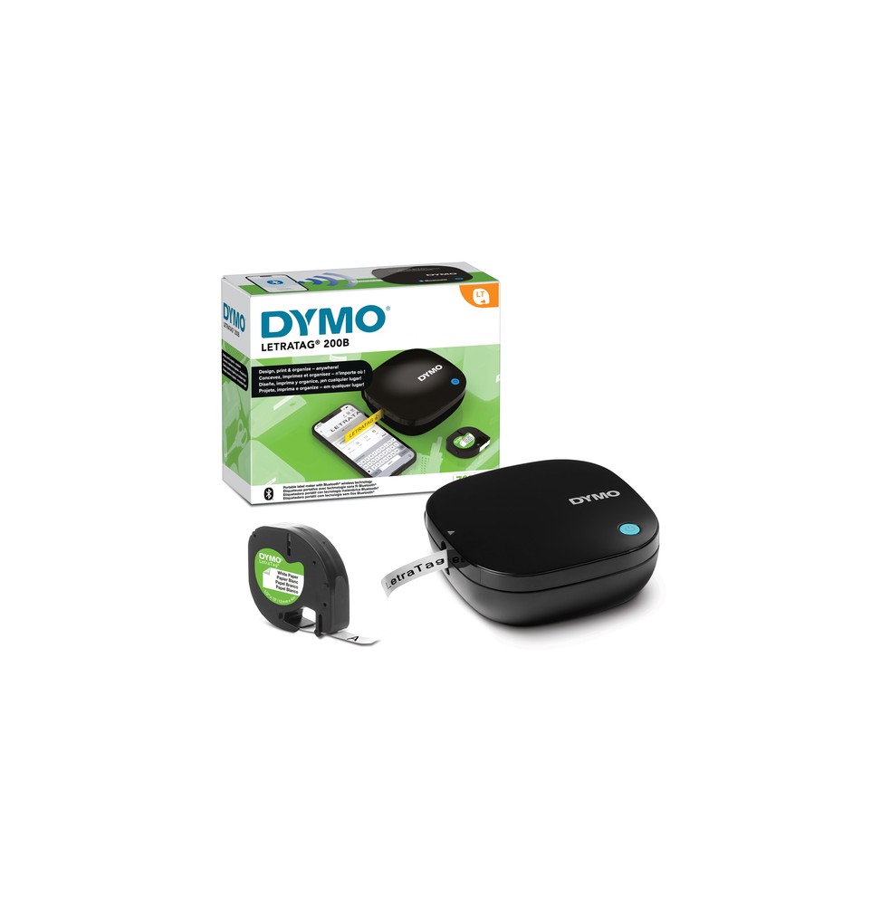 DYMO LetraTag 200B etichettatrice Bluetooth | Stampante per etichette compatta | Si connette a iOS e Android tramite tecnologia