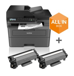 Brother MFC-L2827DWXL stampante Laser A4 BOX 2 TONER INCLUSI