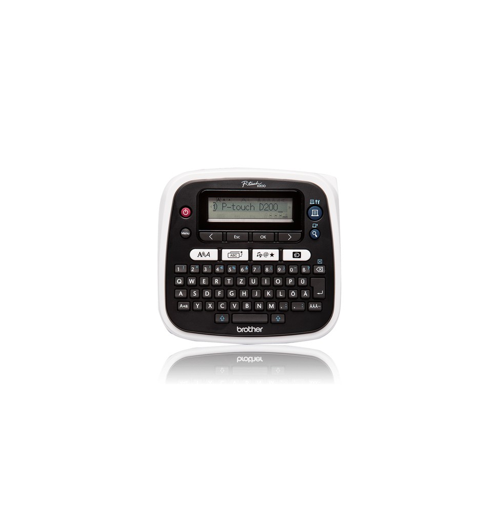 Brother PT-D200BWVP stampante per etichette (CD) Trasferimento termico 180 x 180 DPI 20 mm/s TZe