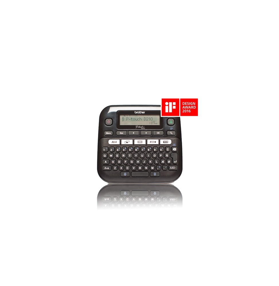 Brother PT-D210 stampante per etichette (CD) Trasferimento termico 180 x 180 DPI 20 mm/s QWERTY