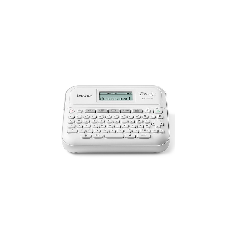 Brother PT-D410 stampante per etichette (CD) Trasferimento termico 180 x 180 DPI 20 mm/s Cablato TZe QWERTY