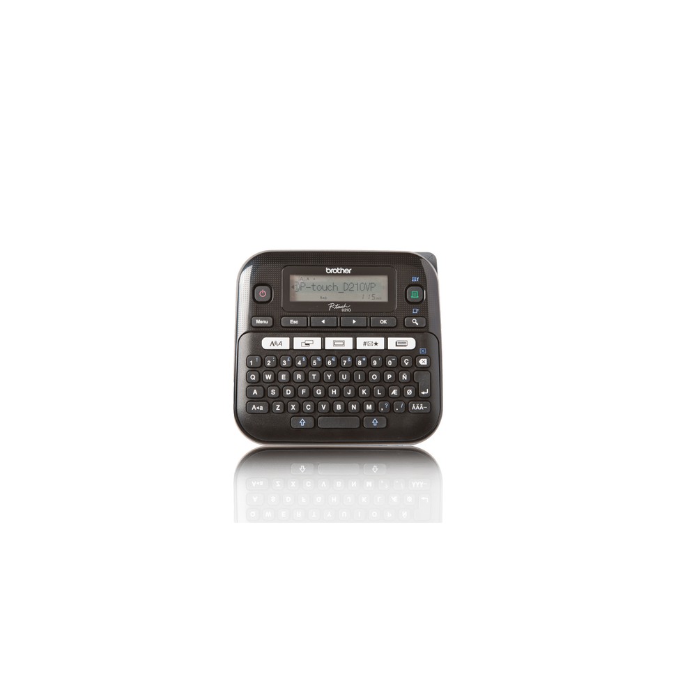Brother PT-D210VP stampante per etichette (CD) Trasferimento termico 180 x 180 DPI 20 mm/s QWERTY