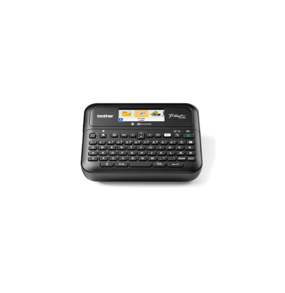 Brother PT-D610BTVP stampante per etichette (CD) Trasferimento termico 180 x 360 DPI 30 mm/s Con cavo e senza cavo TZe Bluetooth