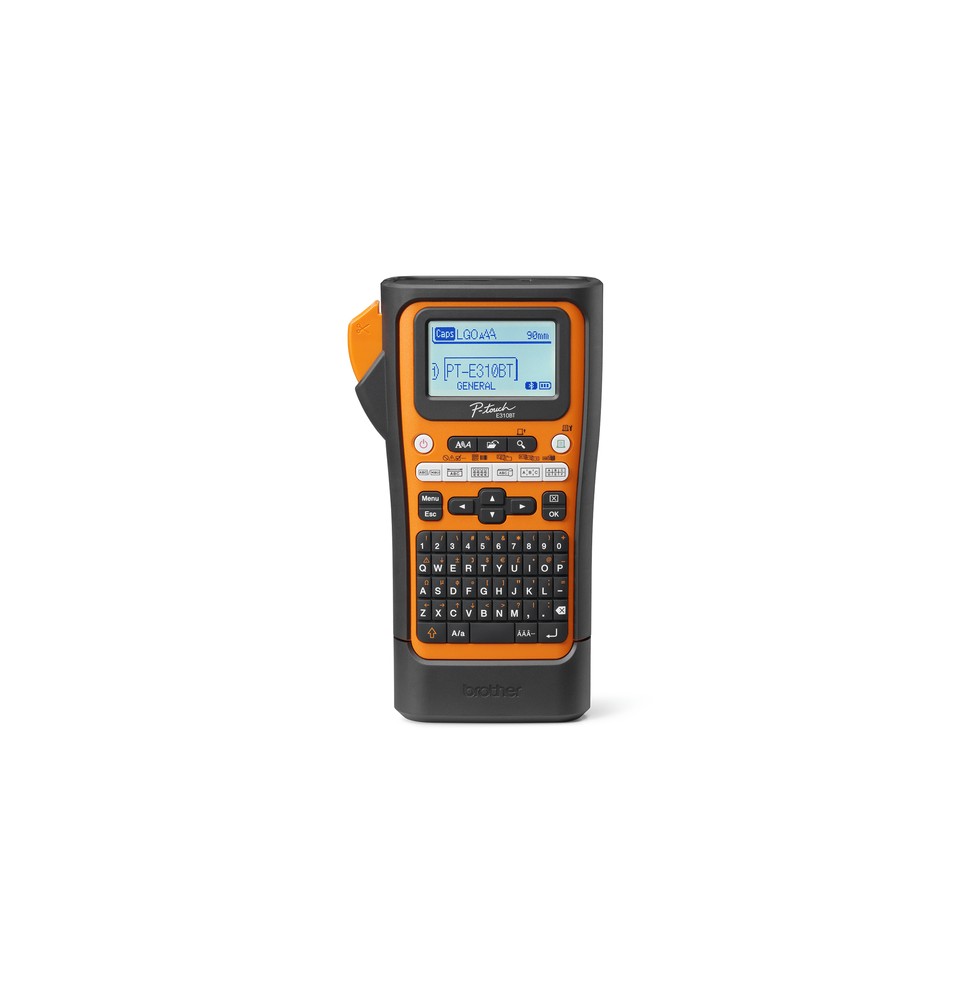 Brother PT-E310BTVP stampante per etichette (CD) Trasferimento termico 180 x 180 DPI 20 mm/s Con cavo e senza cavo HSE/TZe