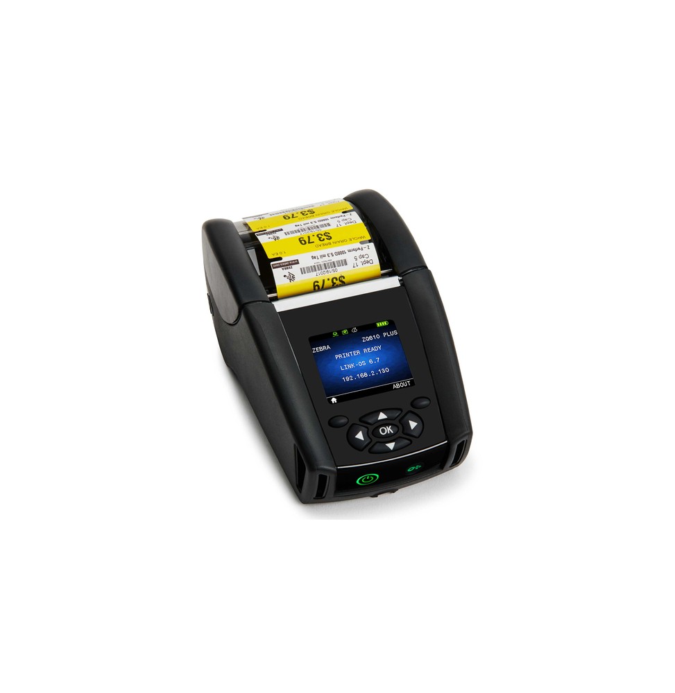 Zebra ZQ610 Plus stampante per etichette (CD) Termica diretta 203 x 203 DPI 115 mm/s Con cavo e senza cavo Wi-Fi Bluetooth