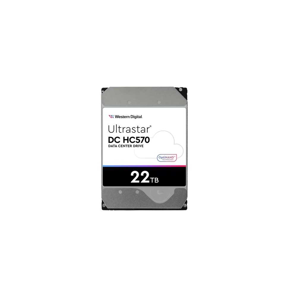 Western Digital Ultrastar DC HC570 disco rigido interno 22 TB 7200 Giri/min 512 MB 3.5' Serial ATA III