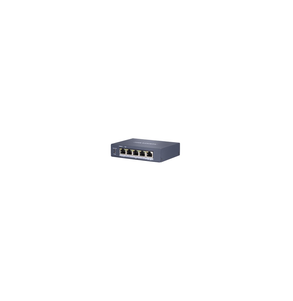 Hikvision DS-3E0505HP-E switch di rete Non gestito Gigabit Ethernet (10/100/1000) Supporto Power over Ethernet (PoE) Blu
