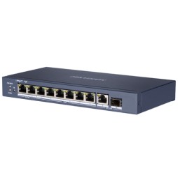 Hikvision DS-3E0510HP-E switch di rete Non gestito Gigabit Ethernet (10/100/1000) Supporto Power over Ethernet (PoE) Blu