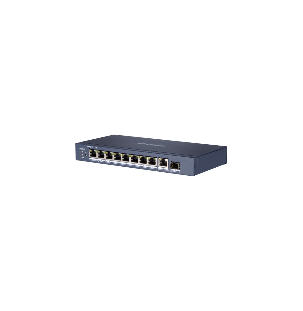 Hikvision DS-3E0510HP-E switch di rete Non gestito Gigabit Ethernet (10/100/1000) Supporto Power over Ethernet (PoE) Blu