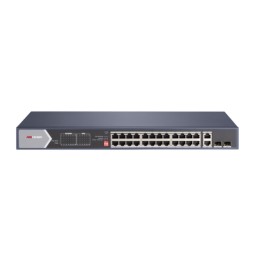 Hikvision DS-3E0528HP-E switch di rete Non gestito Gigabit Ethernet (10/100/1000) Supporto Power over Ethernet (PoE) Blu
