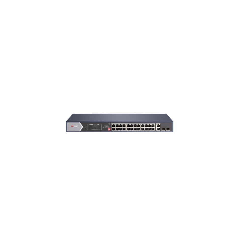 Hikvision DS-3E0528HP-E switch di rete Non gestito Gigabit Ethernet (10/100/1000) Supporto Power over Ethernet (PoE) Blu